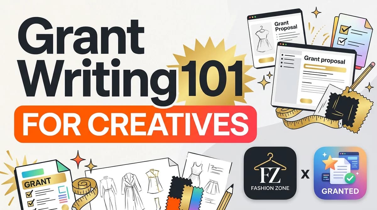 Grant Writing 101 For Creatives || Fashion Zone x GRANTED